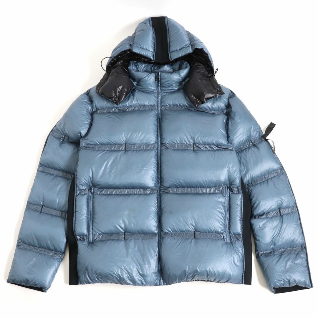 最も優遇 MONCLER - 正規品 伊製 4 ブルー系 ダウンジャケット/コート