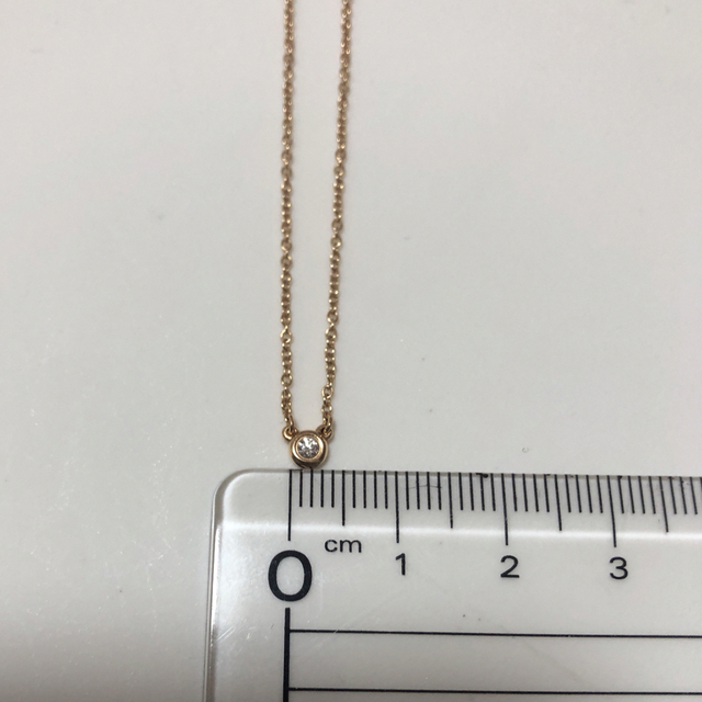 品????ティファニーダイヤモンドバイザヤード k18RG 0.03 | www