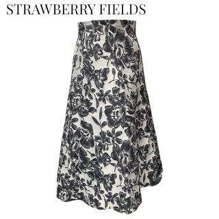 ストロベリーフィールズ(STRAWBERRY-FIELDS)のSALE【STRAWBERRY FIELDS】ロングスカート　レベッカ　花柄　(ロングスカート)