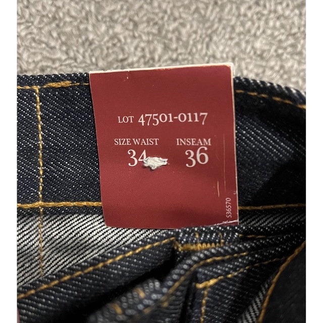 LEVI'S LVC 47 501 XX 米国製 W 34L36 新品未使用