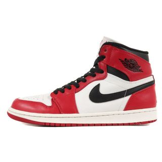 ナイキ(NIKE)のNIKE ナイキ AIR JORDAN 1 RETRO HIGH CHICAGO (2012年製 / 332550-163) エアジョーダン1 レトロ ハイ シカゴ ホワイト バーシティレッド サイズ：US8 26.0cm スニーカー【メンズ】【中古】(スニーカー)