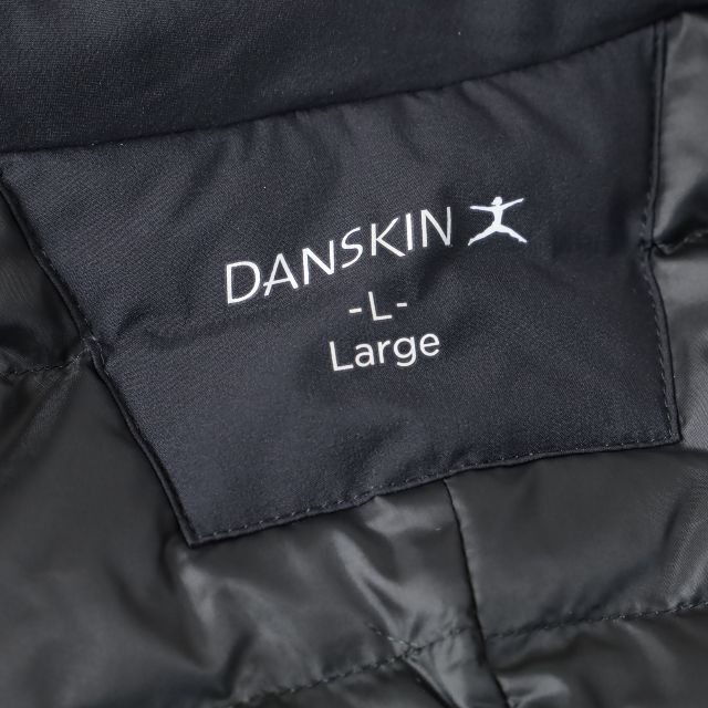 047c 新品 DANSKIN ダンスキン ハイブリッド ダウンジャケッ L-