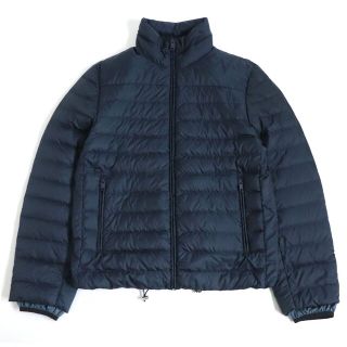 プラダ(PRADA)の未使用品□18年製 PRADA/プラダ SGB091 トライアングルロゴ ジップアップ ダウンジャケット/ブルゾンジャケット ネイビー 48 正規品 メンズ(ダウンジャケット)