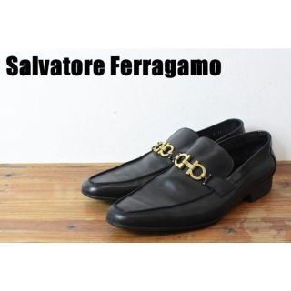 サルヴァトーレフェラガモ(Salvatore Ferragamo)のMN AE0012 高級 美品 Salvatore Ferragamo(スリッポン/モカシン)