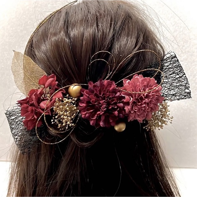 髪飾り　卒業式 ハンドメイドのアクセサリー(ヘアアクセサリー)の商品写真