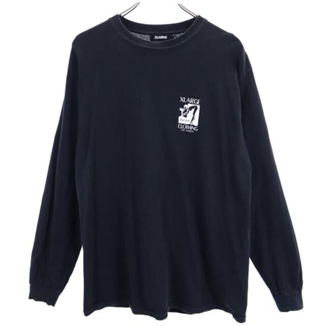 XLARGE - エクストララージ バックプリント 長袖 Tシャツ M ブラック系