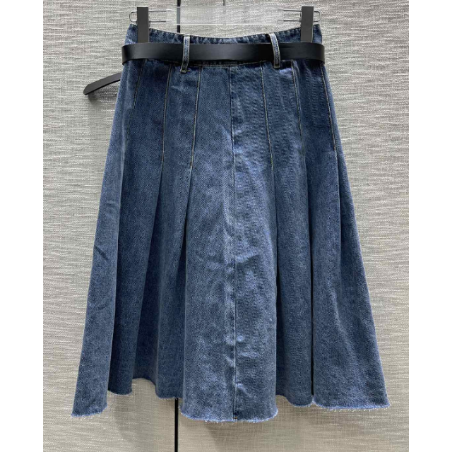 miumiu - MIUMIU デニムスカート ベルト付きの通販 by dmoon's shop