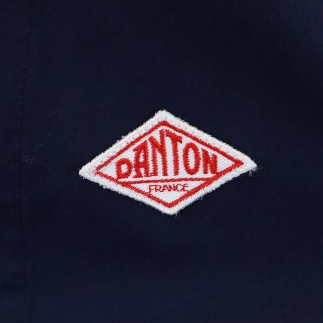 ダントン 日本製 コットン ジップ ジャケット 40 紺 Danton メンズ   【230228】66cm身幅