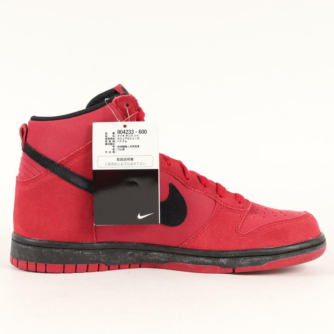 NIKE ナイキ DUNK HI GYM RED 904233-600 ダンク ハイ スニーカー シューズ 靴 ジムレッド シンプル カジュアル ブランド サイズ：27.5cm US9.5 【メンズ】【R039】 3