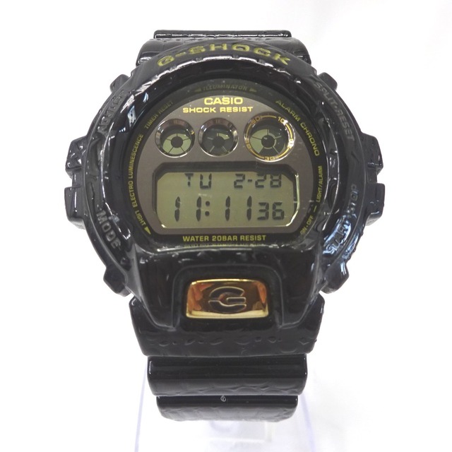 カシオ 腕時計 G-SHOCK ジーショック ザ・レプタイルズ DW-6900CR クォーツ ブラック メンズ CASIO Ft953511