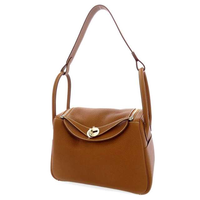 人気ブランドの - Hermes エルメス B刻印 2way トリヨンクレマンス ゴールド/シルバー金具 リンディ26 ハンドバッグ ハンドバッグ