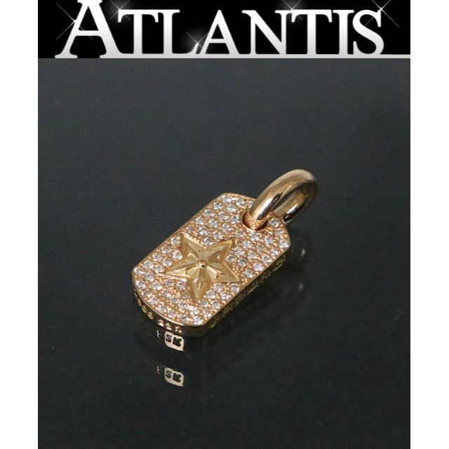 Chrome Hearts - 銀座店 クロムハーツ 22K タイニー スタードッグタグ パヴェ 90310