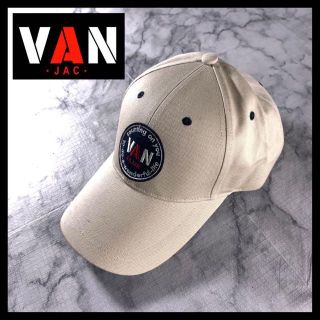 ヴァンヂャケット(VAN Jacket)のVAN ヴァンヂャケット 6パネル コットン キャップ 帽子 ベージュ(キャップ)