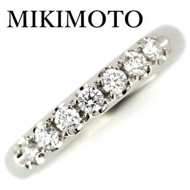 MIKIMOTO ミキモト ペルリータ　ダイヤ　リング　Pt900 ジュウル