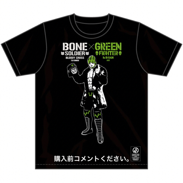 新日本プロレス Tシャツ 石森太二 バレットクラブ キン肉マン ブロッケンJr.