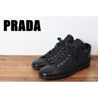 プラダ(PRADA)のMN AE0003 PRADA プラダ レザー ネオプレーン ナイロン 切り替え(スニーカー)