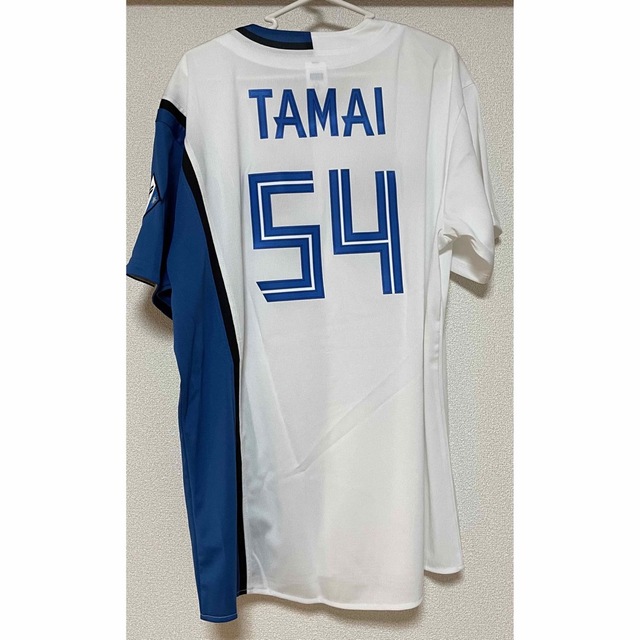 北海道日本ハムファイターズ(ホッカイドウニホンハムファイターズ)の玉井大翔 #54 レプリカユニフォーム スポーツ/アウトドアの野球(応援グッズ)の商品写真