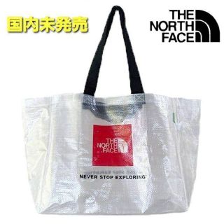 ザノースフェイス(THE NORTH FACE)の新品★【海外限定】ザノースフェイスクリアエコバッグTHE NORTH FACE(トートバッグ)