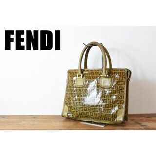 フェンディ(FENDI)のMN AD0001 高級 vintage FENDI フェンディ FF ロゴ(トートバッグ)
