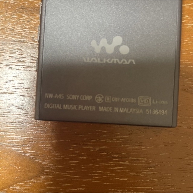 SONY(ソニー)のWALKMAN NW-A45 ウォークマン スマホ/家電/カメラのオーディオ機器(ポータブルプレーヤー)の商品写真