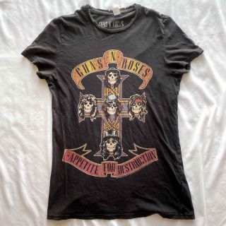 エイチアンドエム(H&M)のGUNS N’ ROSES ガンズアンドローゼス　H&M バンドT リメイク(Tシャツ(半袖/袖なし))