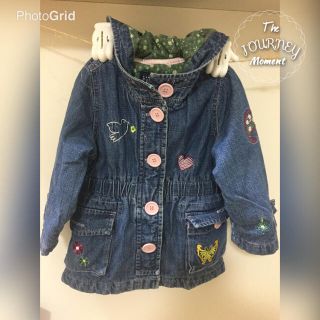 ベビーギャップ(babyGAP)のshinotanさま  GAPデニム刺繍コート90(コート)