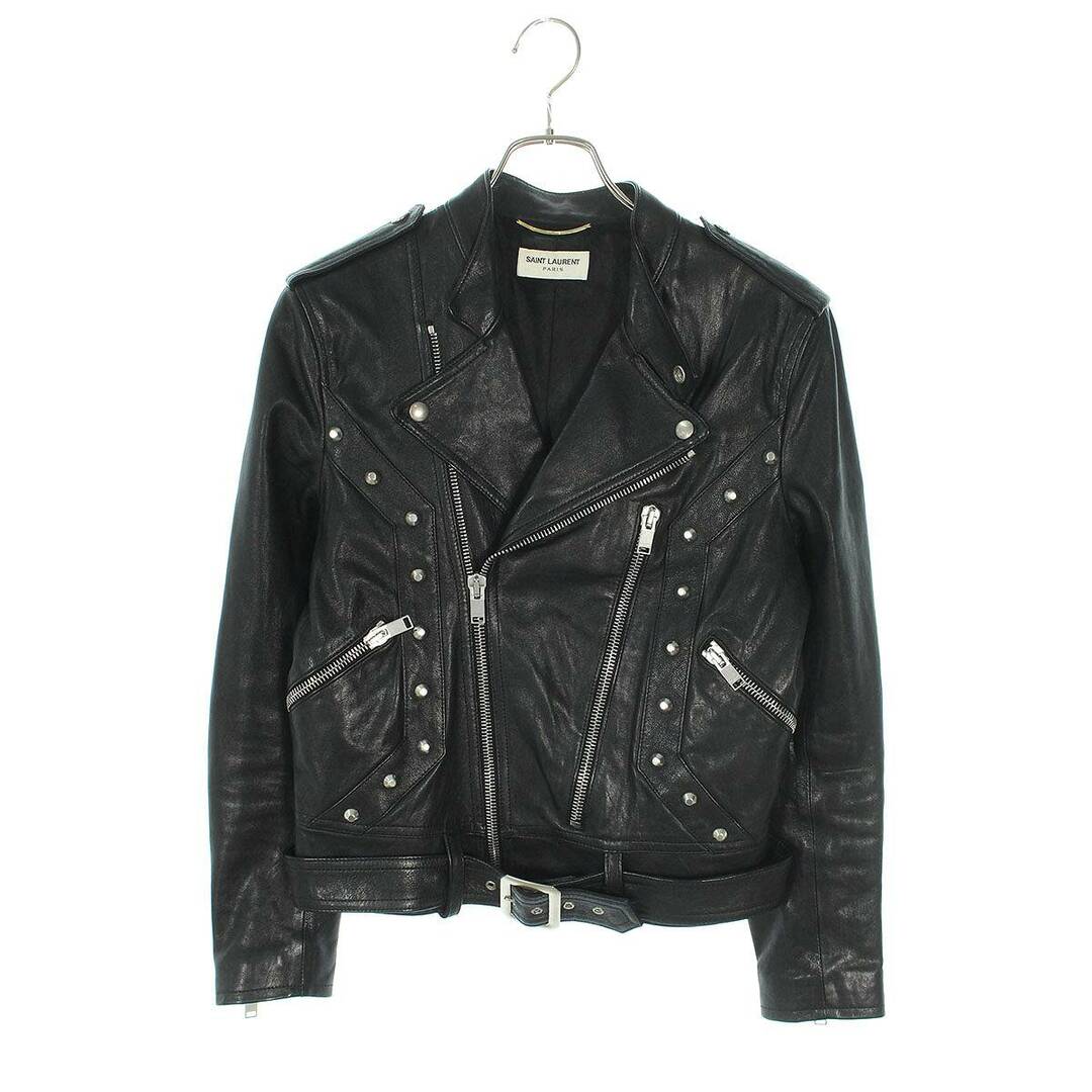 5年保証』 サンローランパリ 14AW F44 レディース スタッズ装飾