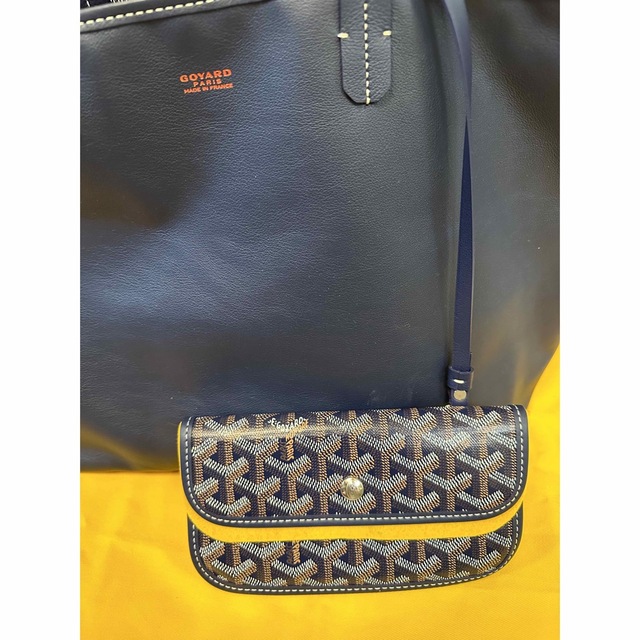 GOYARD(ゴヤール)の必見です！ゴヤール アンジュPM ネイビー 一回使用 レディースのバッグ(トートバッグ)の商品写真