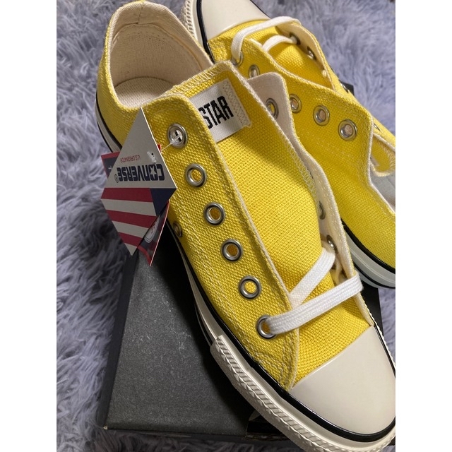 ALL STAR（CONVERSE）(オールスター)のオールスターコンバース 新品24センチ　イエロー レディースの靴/シューズ(スニーカー)の商品写真