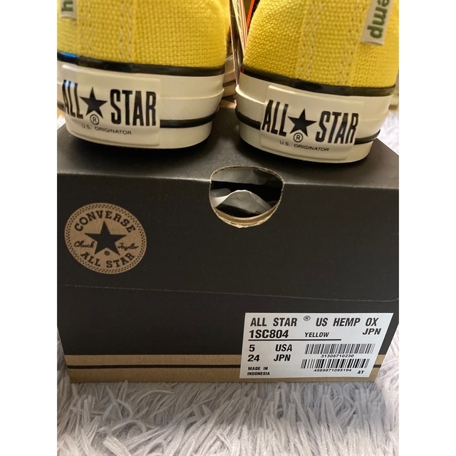 ALL STAR（CONVERSE）(オールスター)のオールスターコンバース 新品24センチ　イエロー レディースの靴/シューズ(スニーカー)の商品写真