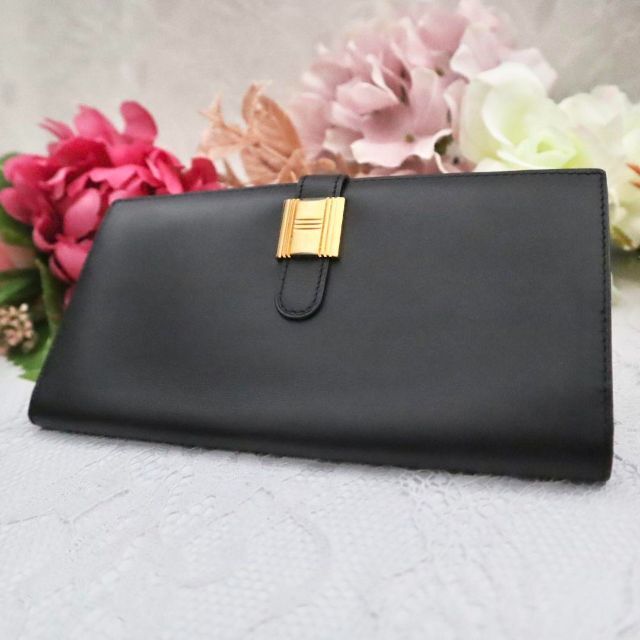 高評価の贈り物 エルメス□折り財布 保証書付♡希少□極美品 美品