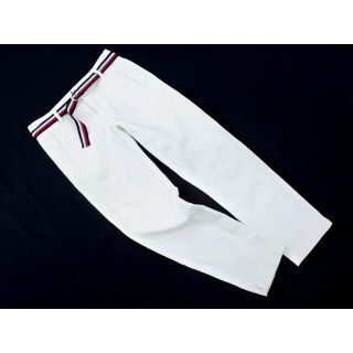 トミーヒルフィガー(TOMMY HILFIGER)のTOMMY HILFIGER トミーヒルフィガー クロップド パンツ size0/白 ■◇ レディース(クロップドパンツ)