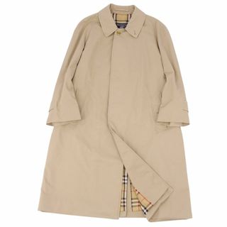 バーバリー(BURBERRY)の美品 Vintage バーバリー Burberrys コート 英国製 ステンカラーコート バルマカーンコート 裏チェック アウター メンズ 46(S相当) ベージュ(ステンカラーコート)