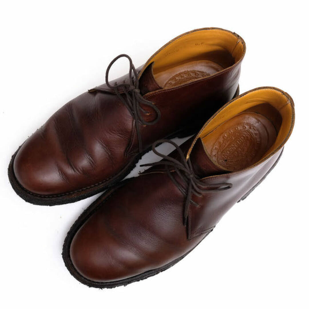 グレンソン／GRENSON チャッカブーツ シューズ 靴 メンズ 男性 男性用レザー 革 本革 ブラウン 茶  クレープソール グッドイヤーウェルト製法 メンズの靴/シューズ(ブーツ)の商品写真