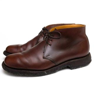 グレンソン／GRENSON チャッカブーツ シューズ 靴 メンズ 男性 男性用レザー 革 本革 ブラウン 茶  クレープソール グッドイヤーウェルト製法(ブーツ)