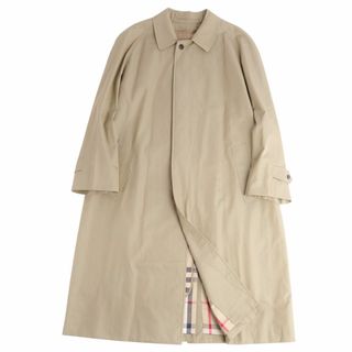 バーバリー(BURBERRY)の極美品 バーバリー ロンドン BURBERRY LONDON コート ライナー付き ステンカラーコート バルマカーンコート コットン100％ アウター メンズ 98-185-8(XL相当) ベージュカーキ(ステンカラーコート)