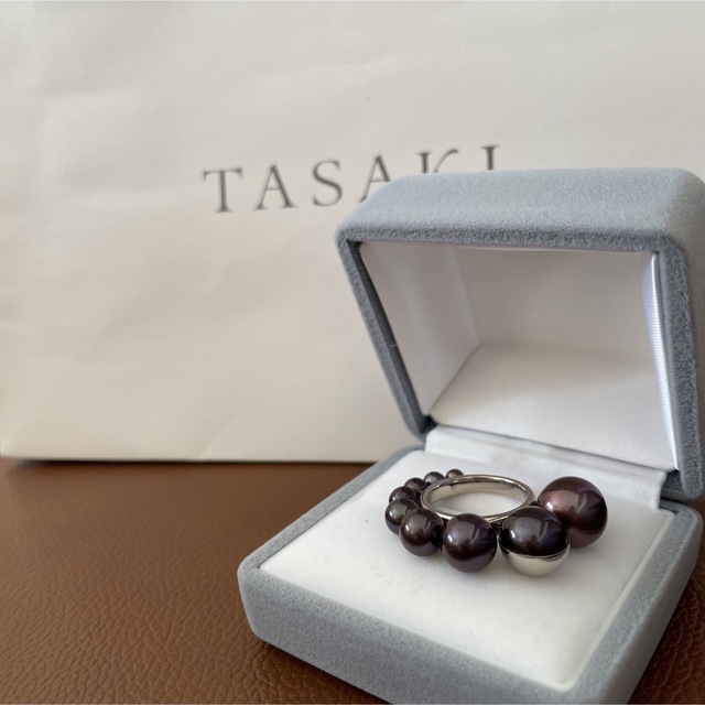 TASAKI(タサキ)の【新品・未使用】 TASAKI タサキ K18 WG パール シェルリング レディースのアクセサリー(リング(指輪))の商品写真