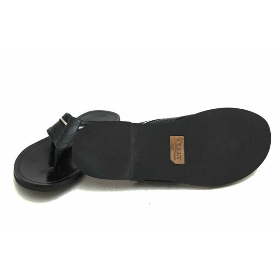 Bally(バリー)のバリー／BALLY サンダル シューズ 靴 メンズ 男性 男性用レザー 革 本革 ブラック 黒  RIBIT-FO バリーストライプ メンズの靴/シューズ(サンダル)の商品写真