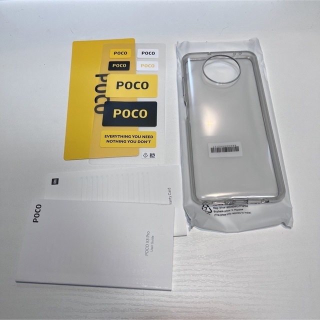 Xiaomi Poco X3 Pro 6GB/128GB 付属品完備スマートフォン本体