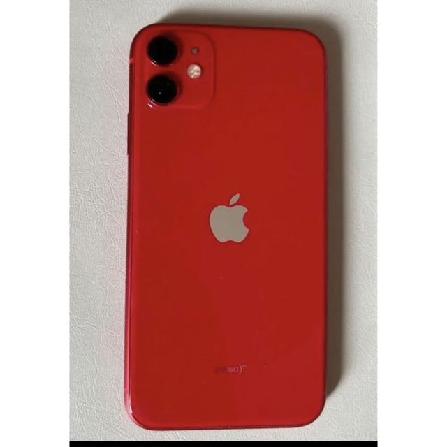 iPhone 11 (PRODUCT)RED 128 GB SIMフリー - 携帯電話