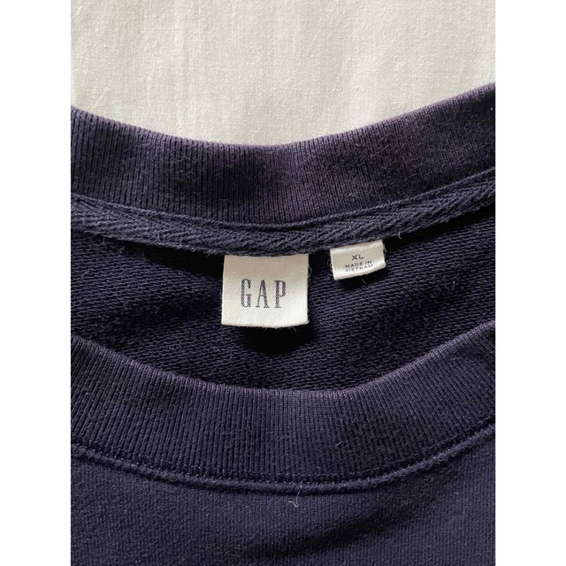 GAP(ギャップ)のGAP ビッグロゴ スウェット woman L ネイビー /オールド復刻デカロゴ レディースのトップス(トレーナー/スウェット)の商品写真