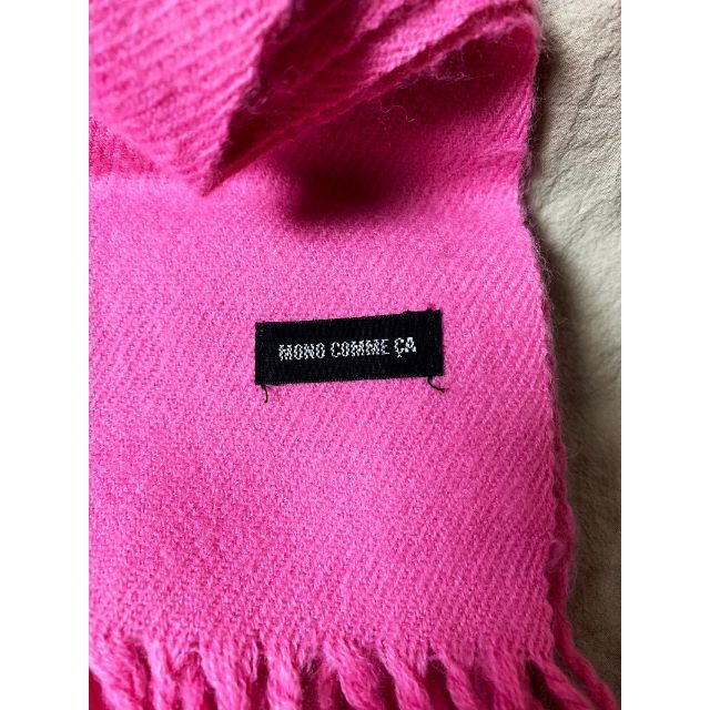 COMME CA ISM(コムサイズム)のコムサ/COMME CA/マフラー ピンク 可愛い キュート レディースのファッション小物(マフラー/ショール)の商品写真