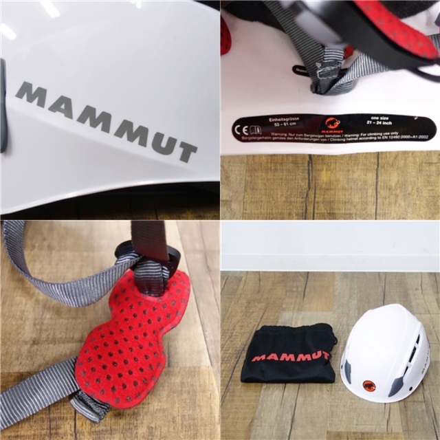 Mammut(マムート)の美品 マムート MAMMUT skywalker 2 スカイウォーカー ヘルメット 53～61cm 21～24inch 登山 アウトドア スポーツ/アウトドアのアウトドア(登山用品)の商品写真