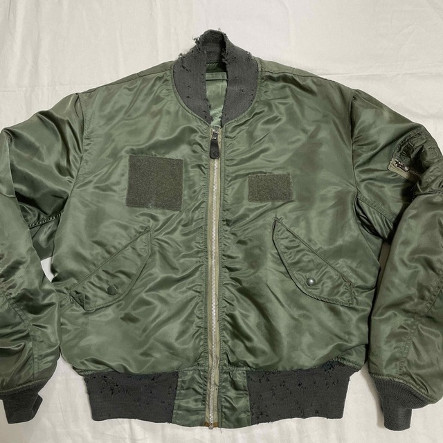 70s ビンテージ L-2B フライトジャケット 米軍実物 ma-1 usaf 初売り