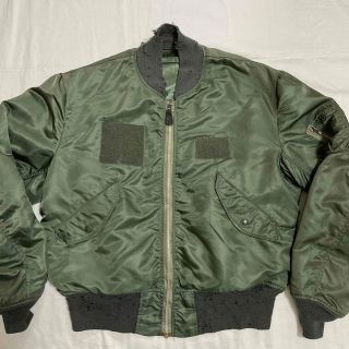 アルファインダストリーズ(ALPHA INDUSTRIES)の70s ビンテージ L-2B フライトジャケット 米軍実物 ma-1 usaf(フライトジャケット)