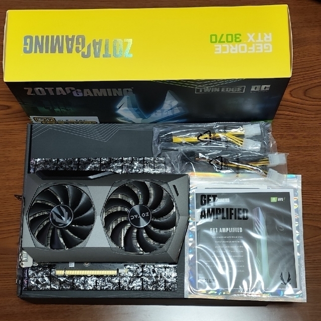 ZOTAC使用状況ZOTAC GAMING GeForce RTX 3070 Twin Edge