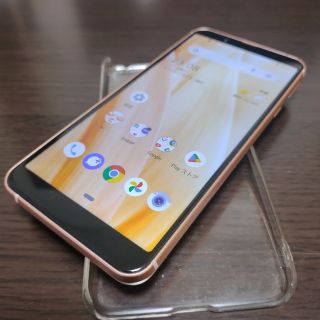 シャープ(SHARP)の美品　AQUOS sense3 basic SHV48 ライトカッパー(スマートフォン本体)