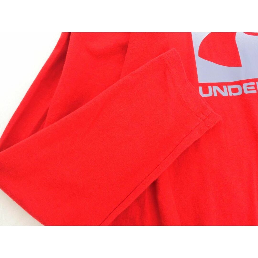 UNDER ARMOUR(アンダーアーマー)のアンダーアーマー プリント シャツ カットソー sizeMD/赤 ◇■ メンズ メンズのトップス(Tシャツ/カットソー(七分/長袖))の商品写真