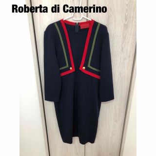 ロベルタディカメリーノ(ROBERTA DI CAMERINO)のRoberta di Camerino ニットワンピース(ひざ丈ワンピース)