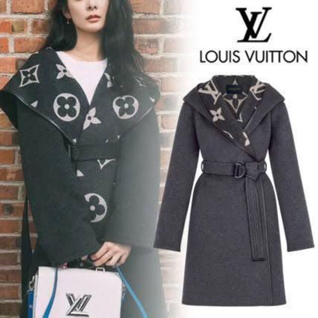LOUIS VUITTON - お値下げ★Louis Vuittonルイヴィトン浜崎あゆみフーテッドラップコート